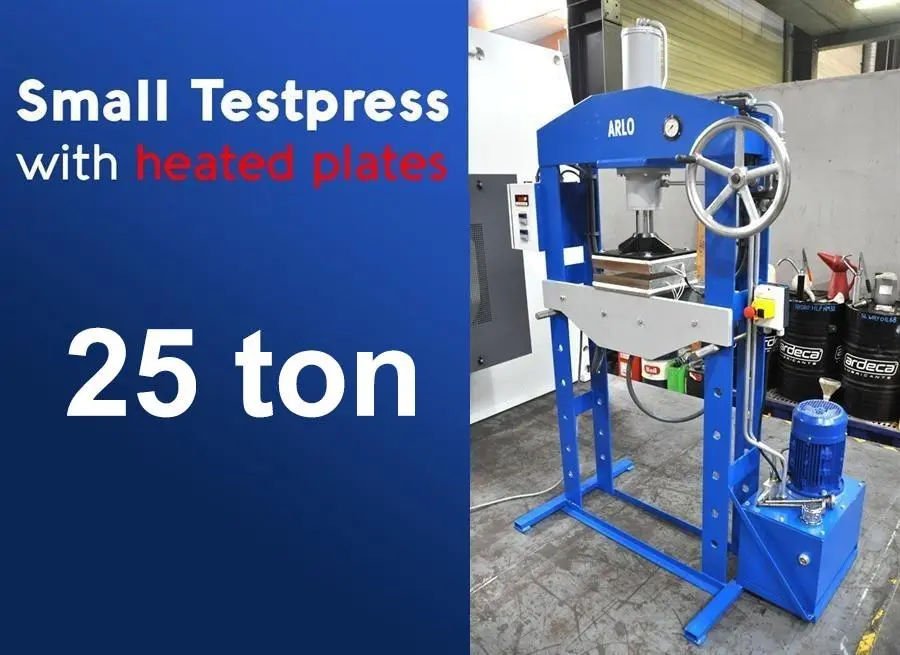 USED ARLO PRESS HEATED PLATES 25 TON