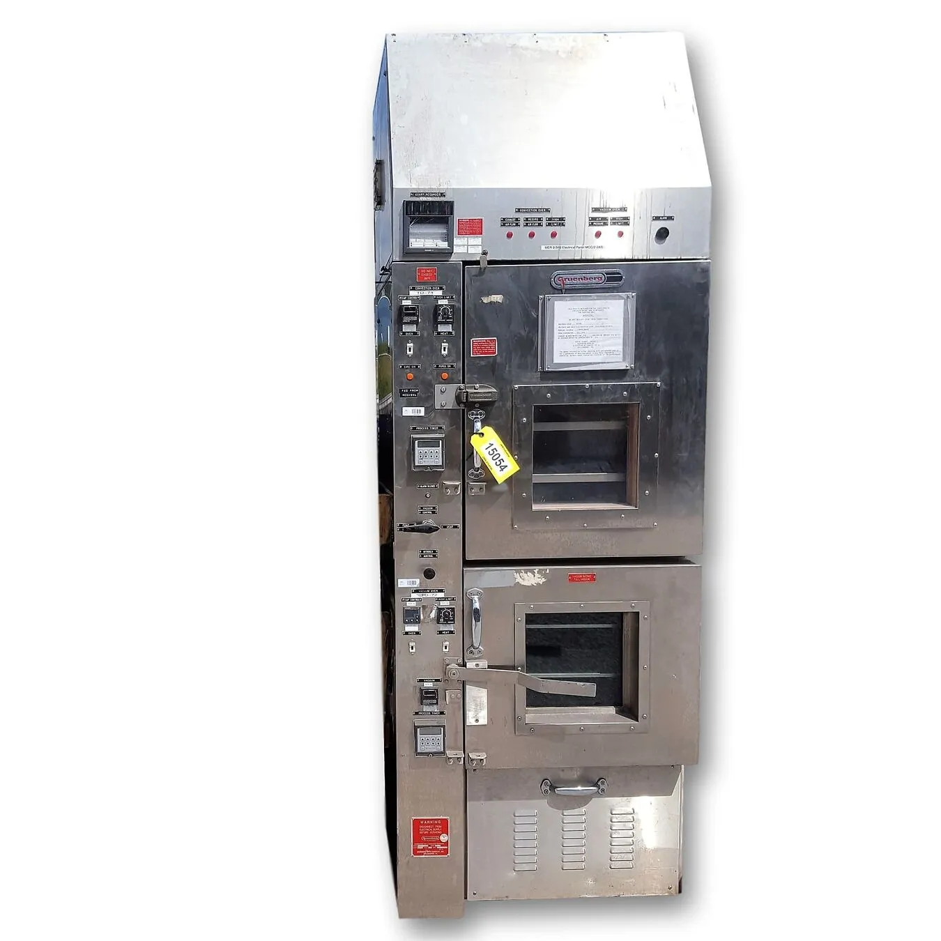 Used Gruenberg Industrial Dual Cabinet Vacuum Drying Oven C/V15H4.5M