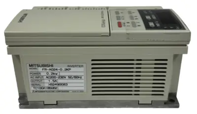 NEW MITSUBISHI FR-A024-0.2KP FREQROL INVERTER DRIVE 200-230V 50/60HZ 1.5A