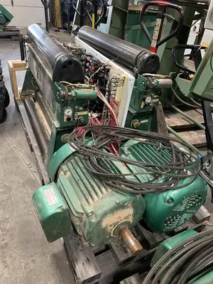 MISC. SPARE PARTS REMOVED FROM TIMESAVERS 337-4, 37", 4-HEAD WIDE-BELT SANDER
