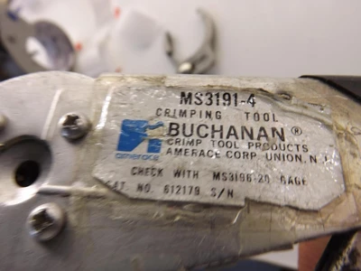 Used BUCHANAN _UNKNOWN_ Wire Crimpers | OCO Industrial #1711660