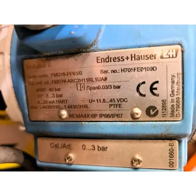 USED ENDRESS+HAUSER FMD78-PP81/0