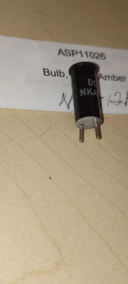LOT OF  20  AMBER BULB 12V, 2 LEGS DDP NKA12H