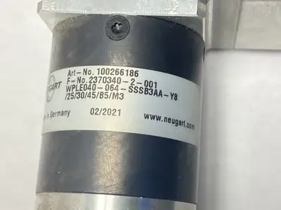 Used Rexroth Servo Motor R911344211 w/ Neugart 100266186 Gear Servo Motors Michigan US | Maverick Industrial Sales #1389550