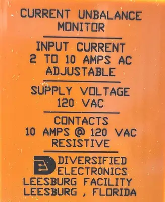 DIVERSIFIED ELECTRONICS CLB-120-ALE-10 Current Monitor. Loc5E-21