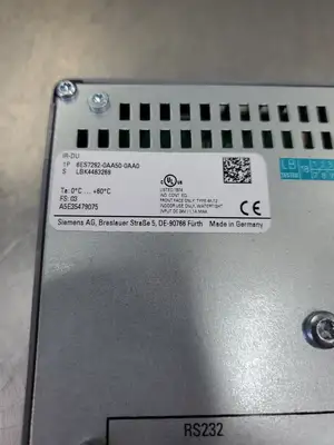 Used Siemens SIMATIC HMI Automation Control (HMI) South Carolina US | Palmetto Automation #1520473