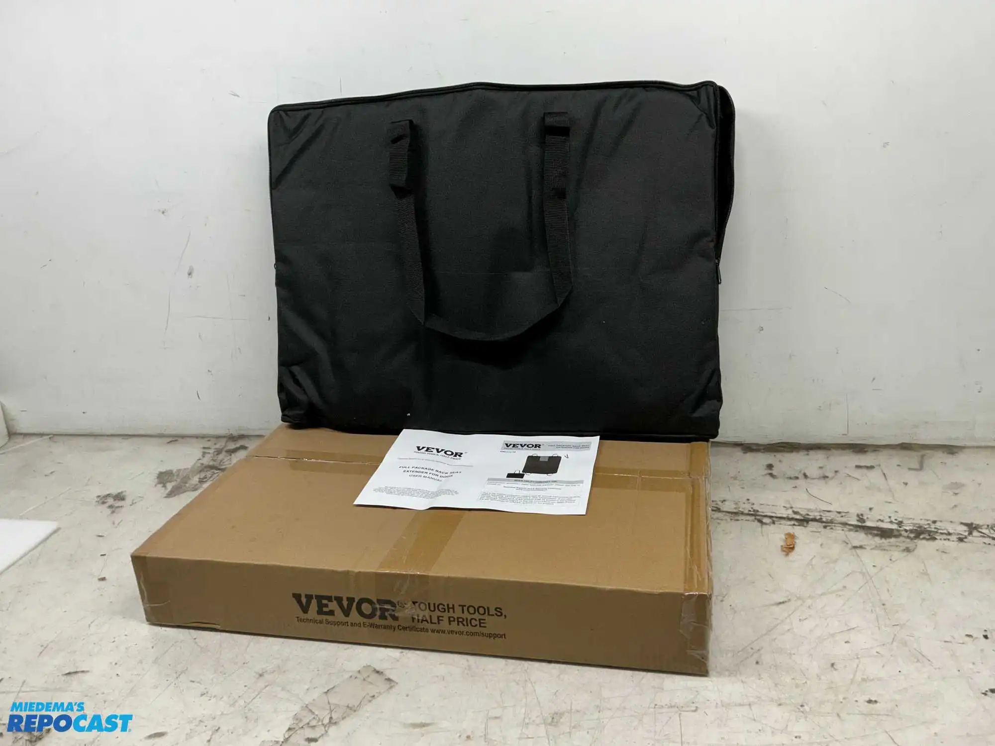 Lot of (2) vevor full package back seat extenders for dogs