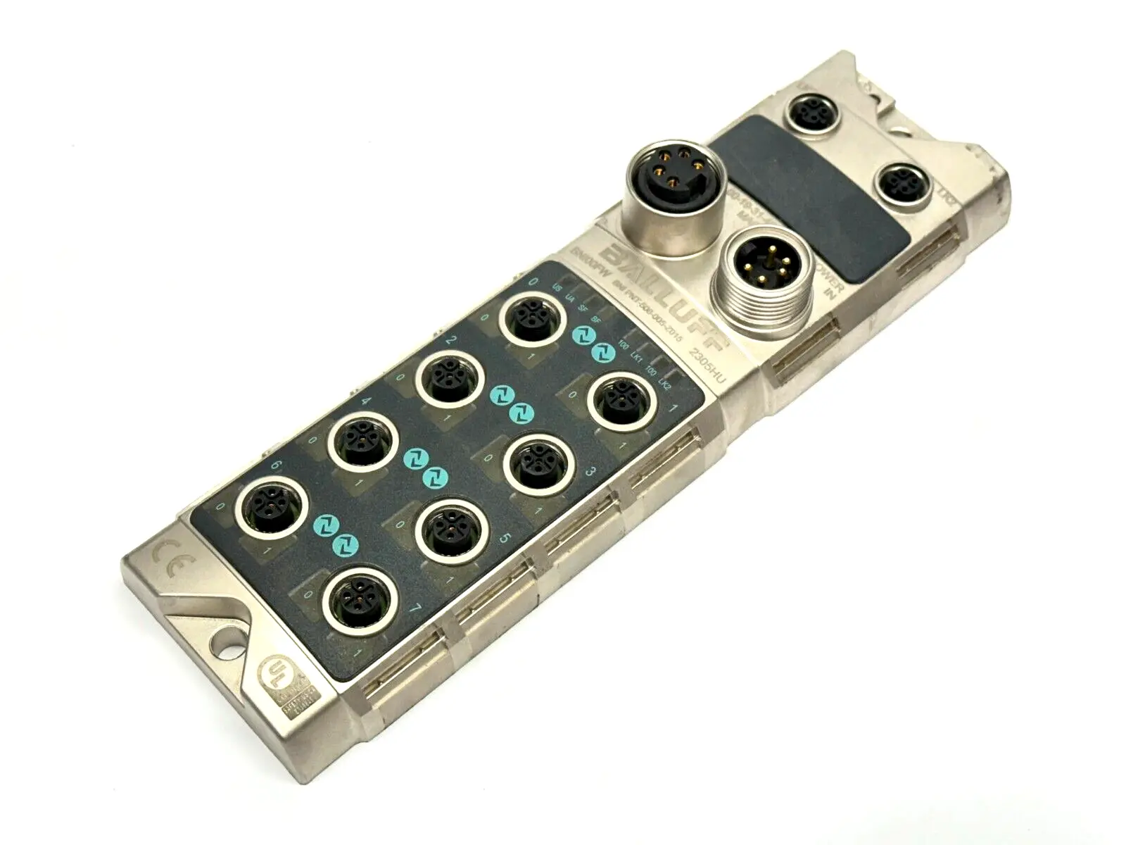 BNI00FW, BNI PNT-508-005-Z015 | Balluff BNI00FW Profinet Network IO Block BNI PNT-508-005-Z015 - Used