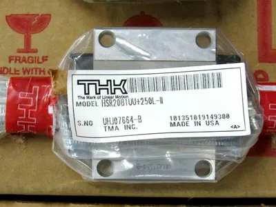 LOT OF 4 NEW THK HSR20B1UU+250L-II LINEAR GUIDE BEARING BLOCK HSR20B1UU250LII