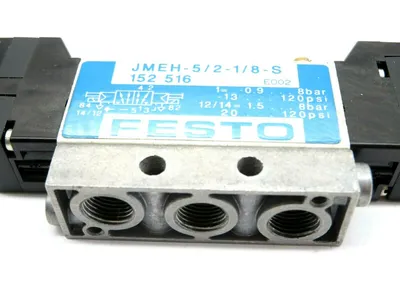NEW FESTO JMEH-5/2-1/8-S SOLENOID VALVE JMEH5218S