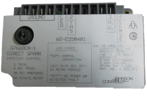 Johnson Controls G766BCA-1 Ignition Control [New]