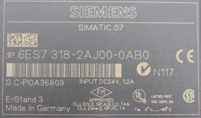 NEW SIEMENS 6ES7318-2AJ00-0AB0 CPU MODULE 6ES73182AJ000AB0
