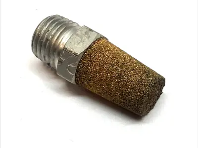 USED MILTON EXHAUST MUFFLER 1/4" NPT SINTERED BRONZE LOT OF 16