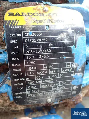 USED EIMCo 8' x 10' Eimco Precoat Rotary Vacuum Filter, S/S