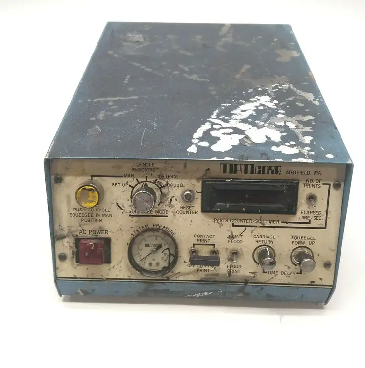 Used MPM Corp PCB Screen Printing Control Unit 115V, 3A SMT Screen Printer Spare Parts Michigan US | Maverick Industrial Sales #1410732