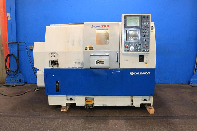 Used 2000 Daewoo Lynx 200LC CNC Lathes New Jersey US | Machinery Values #1004207