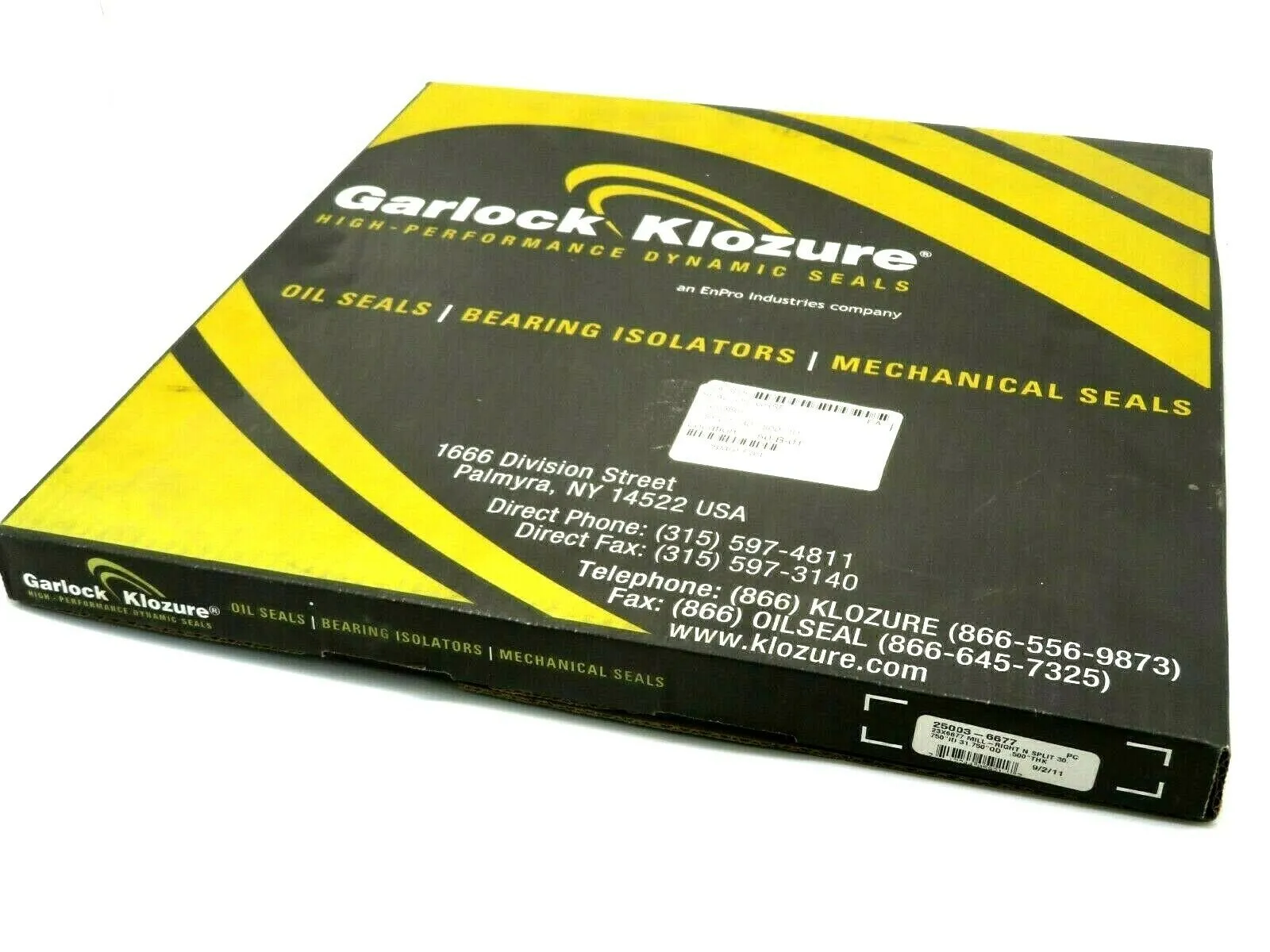 NEW GARLOCK KLOZURE 2500-36677 OIL SEAL 23X677 MILL-RIGHT N SPLIT 30 250036677