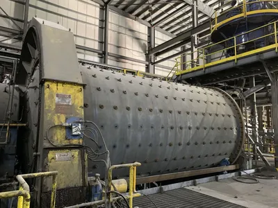 11'-6" X 22' Horizontal Ball Mill w/ 1100 kW WEG Motor