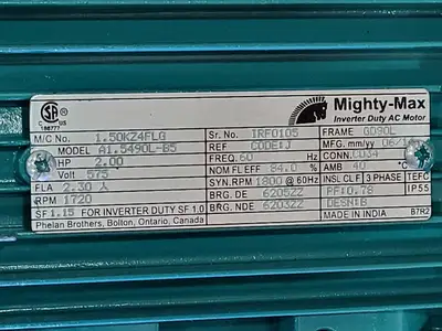 NEW MIGHTY-MAX A1.5490L-B5