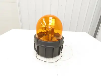 Federal Signal 371L-120A Rotating Strobe Warning Light Orange Amber LED 120V