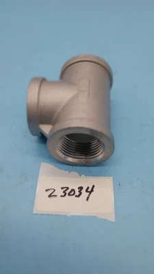 LOT OF 2 MB-304 1 7/8"" Tee,Stainless Steel Fitting 150-1 SP114