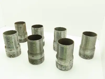 Dixon Valve 4"x 4" NPT Steel Pipe Nipple Hose Barb Fitting  Lot of 7