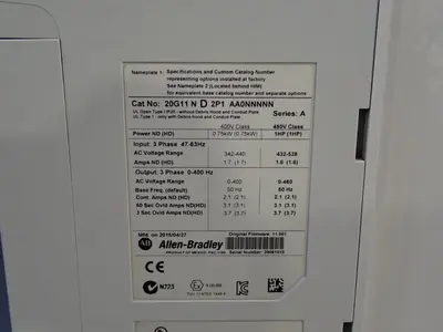 NEW 2015 ALLEN BRADLEY 20G11ND2P1AA0NNNNN