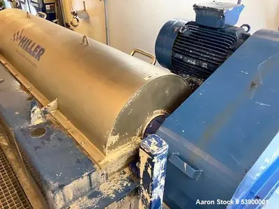 Used Hiller Decanter Centrifuge – Model DECAPAC DP45-432 (125 GPM, 50 HP, Trailer-Mounted)