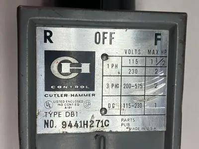 Used FURNAS 9441H271C Miscellaneous Equipment (Electrical & Power) Ohio US | Surplus Asset Holdings #1540870
