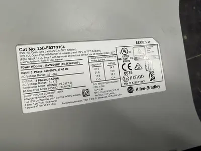 USED ALLEN-BRADLEY 25B-E027N104