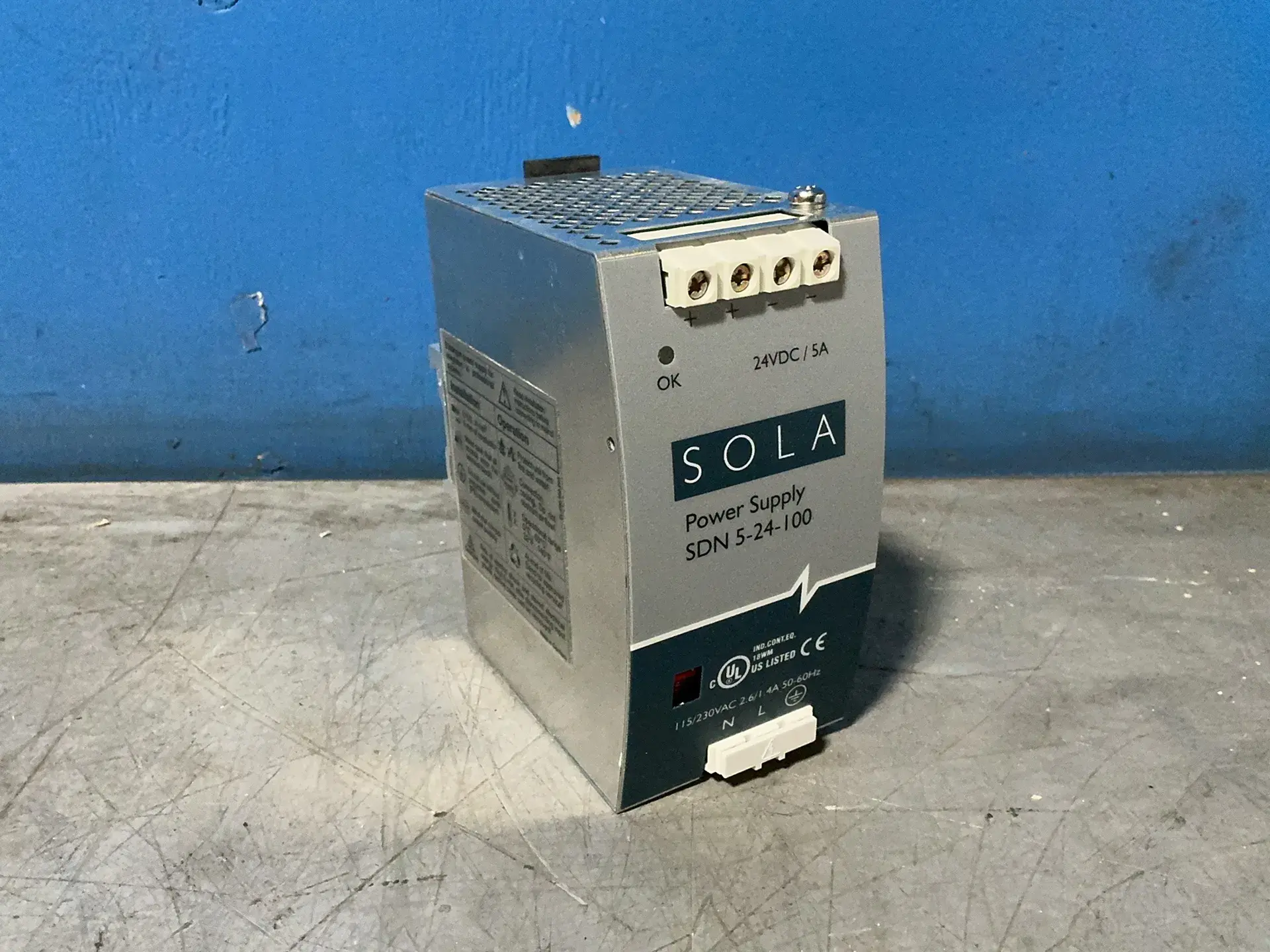 Used SOLA SDN 524100 DIN Rail Power Supplies Ohio US | HGR 24 #1357171
