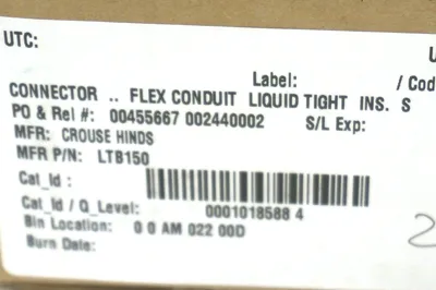 2 NEW CROUSE-HINDS LTB150 CONDUIT FITTINGS