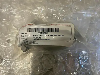 EDWARDS VACUUM Y04601639 PIPE 3 HD CONN BYPASS VALVE