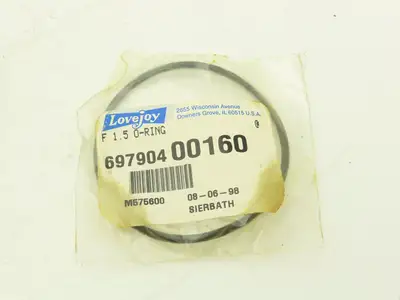 Lovejoy F 1.5S Flanged Gear Coupling Sleeve With O Ring Exposed Bolt 8 Hole