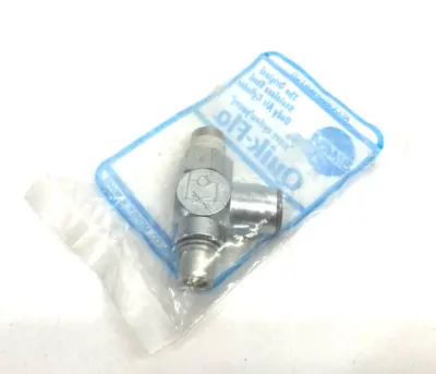 New | in-Stock Bimba Quik-Flo Fitting, Flow Control Valve, 1/4" NPT to 3/8" Tube OD Valves/Fittings Michigan US | Maverick Industrial Sales #1401834