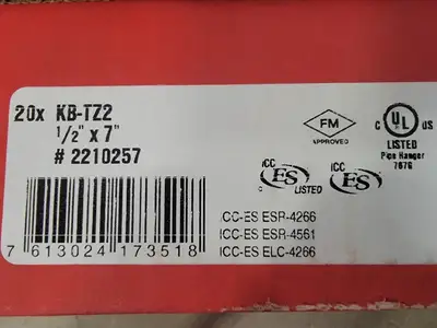 NEW HILTI KB-TZ2