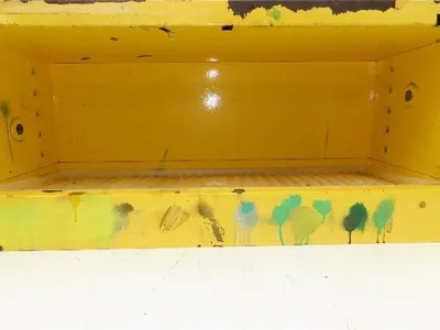 Justrite 25801 Yellow Flammable Safety Cabinet 12 Gallon Liquid Piggyback