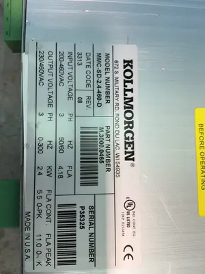Used KOLLMORGEN MMCSD2.4460D Servo Drives Ohio US | HGR 24 #1330278