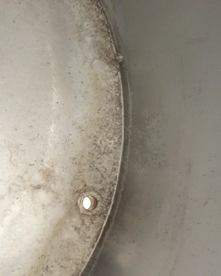 SPC7403  Tank 1,235 gallon vertical tank, Stainless Steel, flat