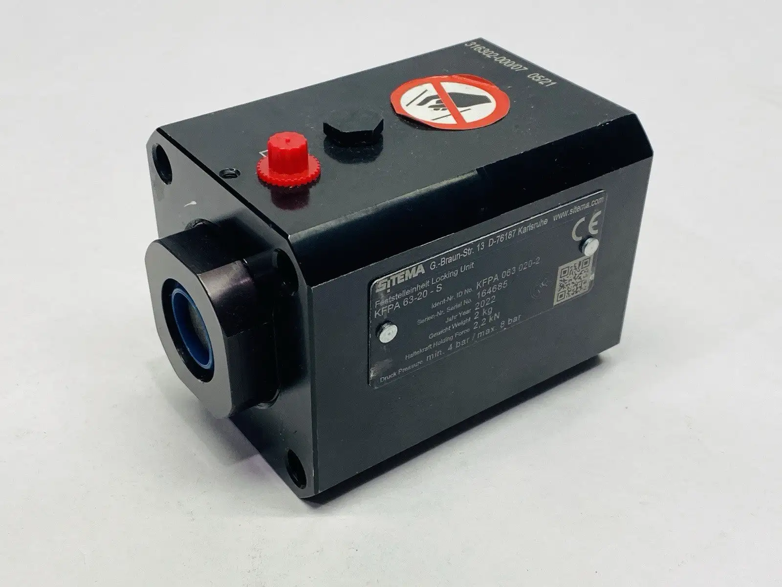 KFPA 63-20-S | Sitema  KFPA Series Pneumatic Locking Unit 2.2kN - New Other