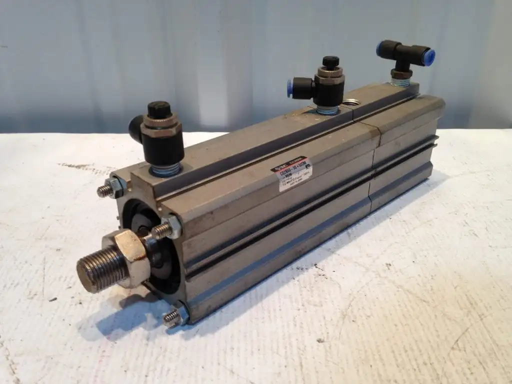 SMC CQ2B50-50+50DM-X636 cyl CQ2 COMPACT CYLINDER  dual stk, long,