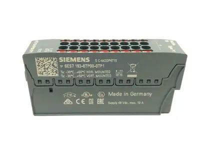 6ES7 193-6TP00-0TP1 | Siemens  SIMATIC ET 200SP Potential Distributor Module - New Other