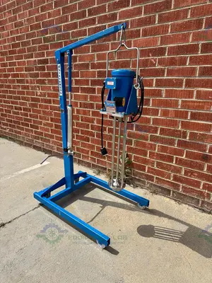 USED SILVERSON DX60 HOMOGENIZER HIGH SHEAR BATCH MIXER W/  D STAND, 3 HP MOTOR