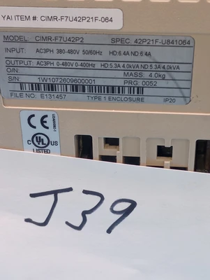 USED Yaskawa CIMR-F7U42P2