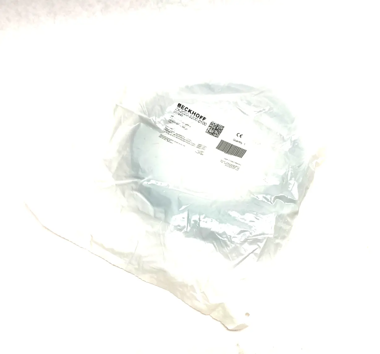 NEW BECKHOFF SINGLE ENDED POWER CABLE M8 STRAIGHT 4-PIN 10M