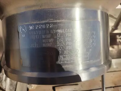 Used VULCAN VKT64 Autoclaves, Reactors & Kettles California US | Machinery & Equipment #1371484