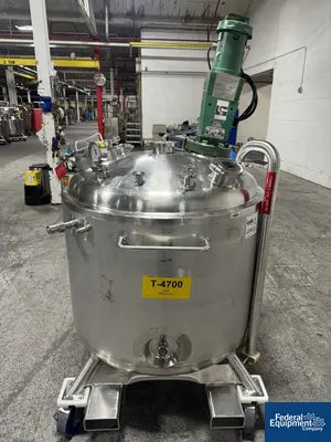 USED Precision 600 Liter Precision Stainless Reactor, 316L S/S, 45/100#