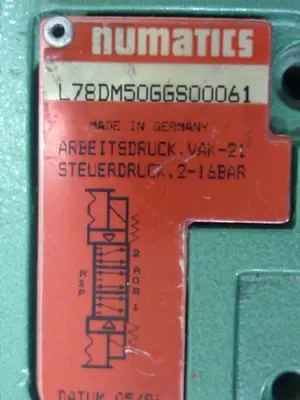 USED NUMATICS L78DM50GGS00061