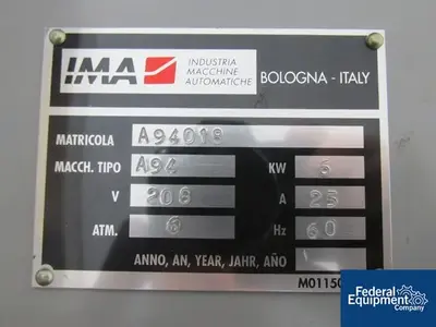USED IMA IMA Cartoner, Model A94