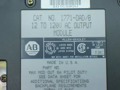 USED ALLENBRADLEY 1771OAD/B